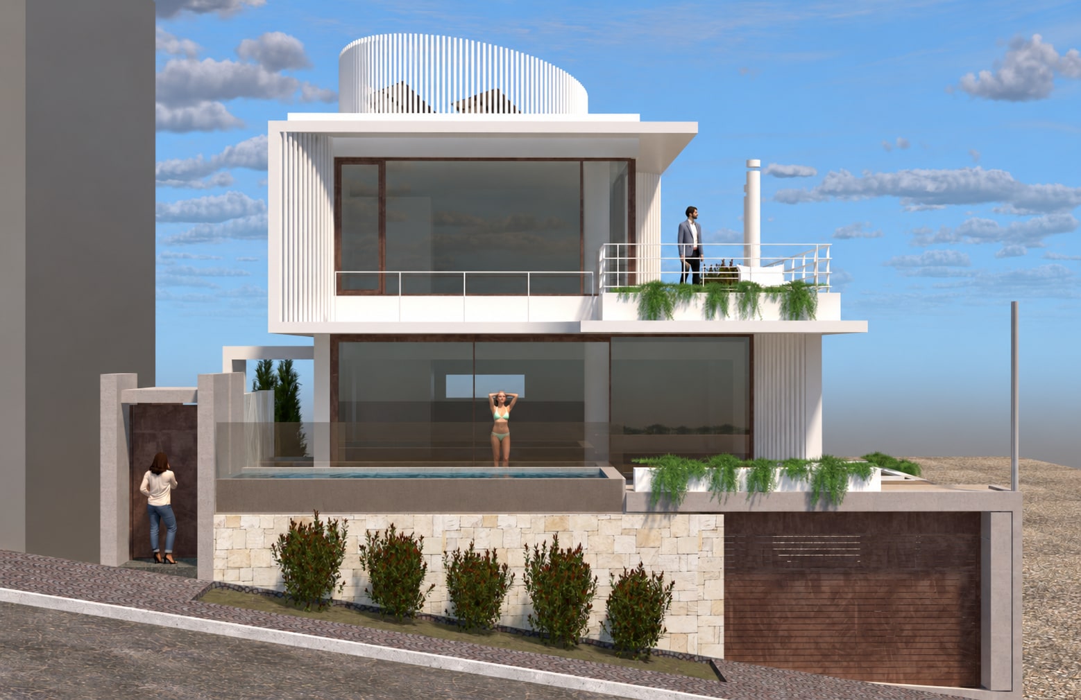 Luxury three-level residence with basement, Voula, 2026