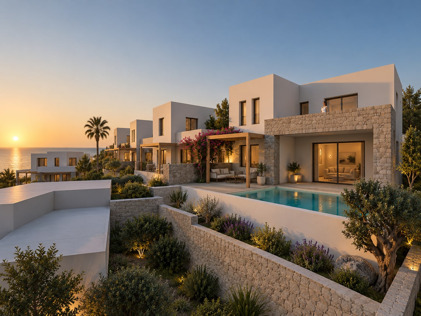 Luxury two-level maisonettes, Paros, 2024